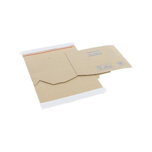 ratioform flow Versandverpackung, 1-wellig, braun, LxBxH 213 x 153 x 8 mm, ab 30 Stk