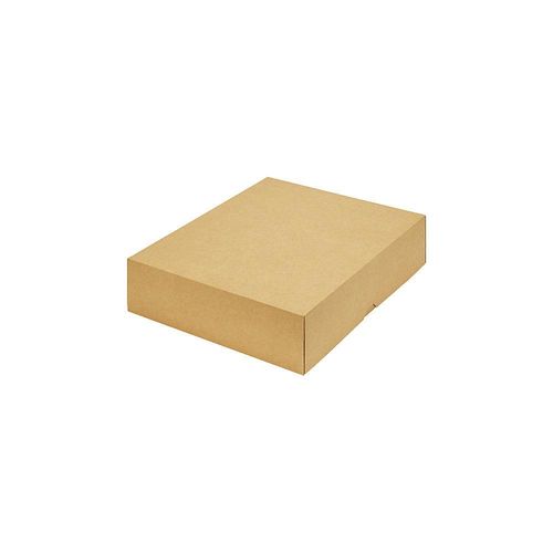 ratioform terra Stülpdeckelkarton, zweiteilig, Innenmaße 355 x 275 x 80 mm, B4, braun, ab 200 Stk