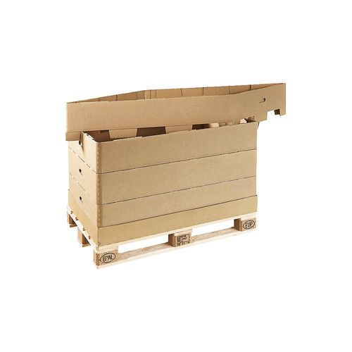 ratioform terra Bodenteil für Aufsatzrahmen, aus Wellpappe, für Paletten 1200 x 800 mm, ab 10 Stk Image