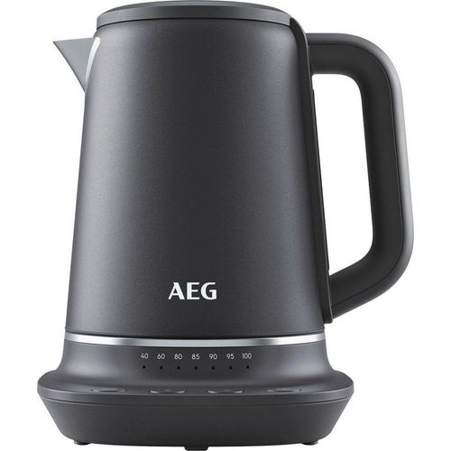AEG Wasserkocher K7-1-6BP Gourmet 7, 1,7 l, 2400 W, silberfarben