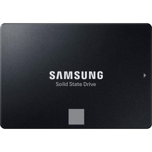 Samsung 870 EVO interne SSD (1 TB) 2,5" 560 MB/S Lesegeschwindigkeit, 530 MB/S Schreibgeschwindigkeit, schwarz