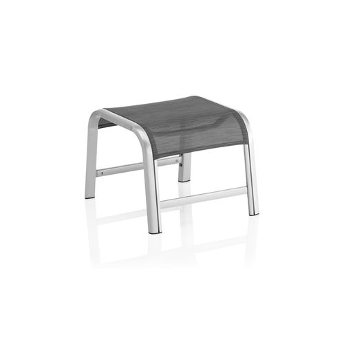 Kettler Forma II Hocker Aluminium/Outdoorgewebe Silber/Graphit Aluminium/