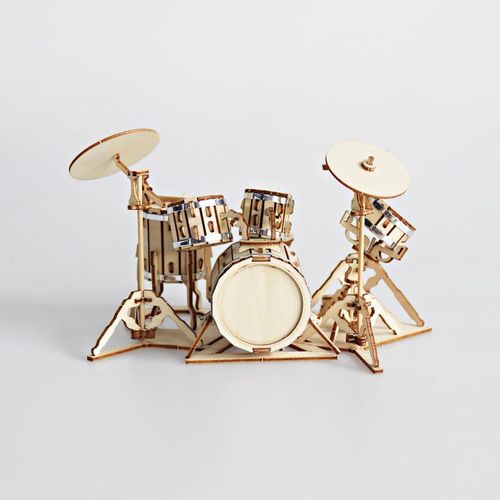 3D Holzpuzzle "Drum Kit"