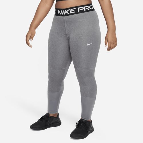 Nike Pro Dri-FIT legging voor meisjes (Ruimere maten) - Grijs