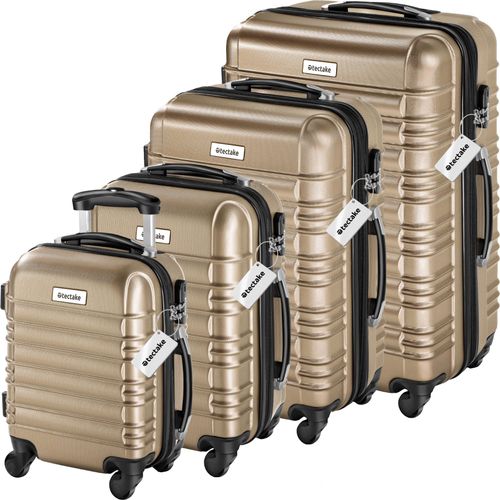Kofferset Mila 4-delig met bagageweger en bagagelabels