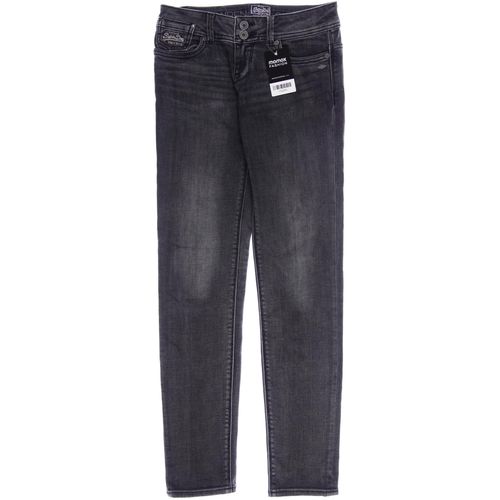 Superdry Damen Jeans, grau, Gr. 24