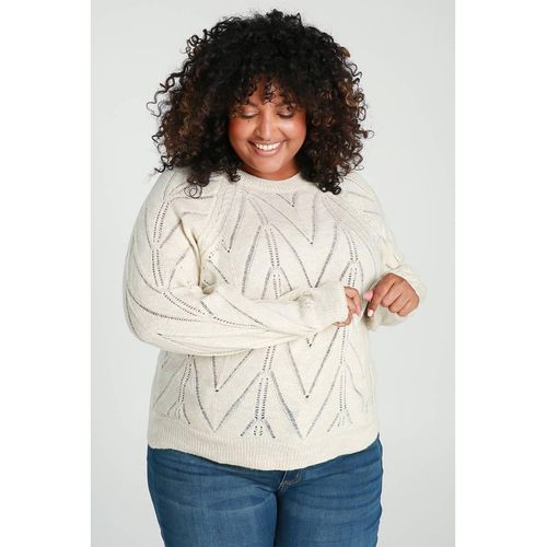 Paprika Pullover in Creme - 52