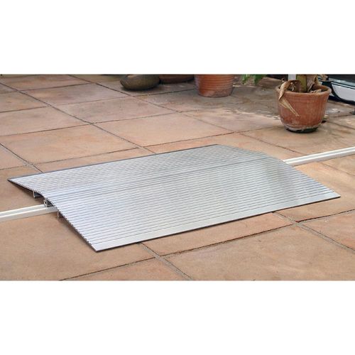 Schwellenbrücke, zweiteilig, Tragfähigkeit 500 kg, LxB 600 x 700 mm kaiserkraft