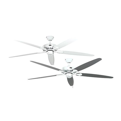 Deckenventilator CLASSIC ROYAL, Rotorblatt-Ø 1800 mm, Lack weiß / Lack lichtgrau