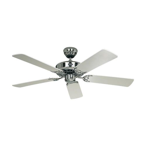 Deckenventilator CLASSIC ROYAL, Rotorblatt-Ø 1030 mm, Lack weiß / Chrom glänzend