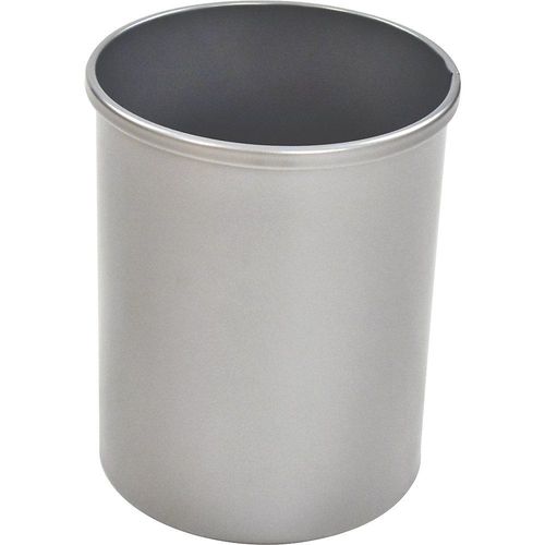 Papierkorb, Stahl, rund, Volumen 15 l, HxØ 309 x 255 mm, Aluminium kaiserkraft