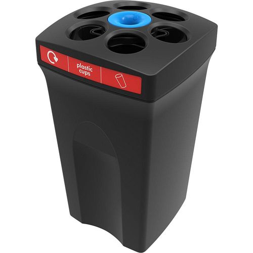 Bechersammler EnviroCup, für Plastikbecher, mit roter Kennzeichnung
