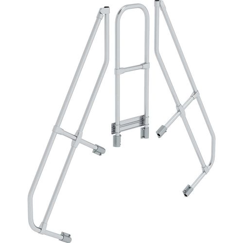 MUNK Zweites Geländer, für Überstiegsbrücke, für 5 Stufen und Plattform 800 x 600 mm