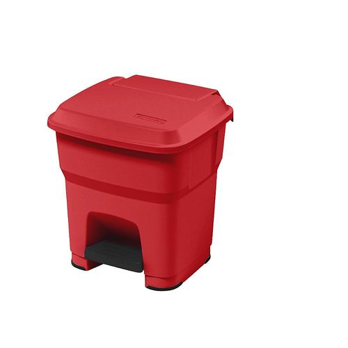 rothopro Treteimer HERA, Volumen 35 l, BxHxT 390 x 440 x 390 mm, rot