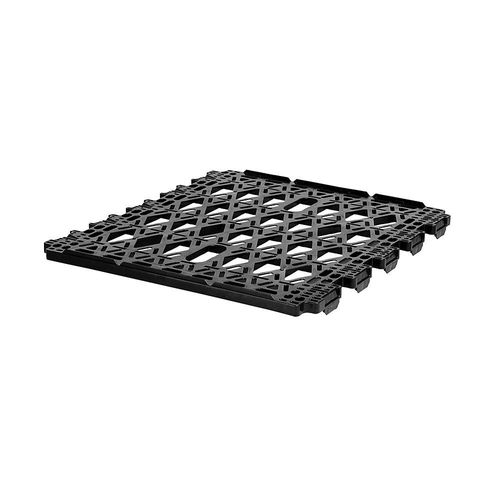 Kunststoff-Etagenboden, für Rollbehälter 2-seitig, tiefschwarz kaiserkraft