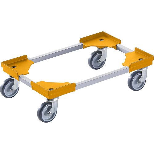 Profi-Fahrgestell, Hybrid, für Euroformat 600 x 400 mm, gelb, ab 20 Stk kaiserkraft Image