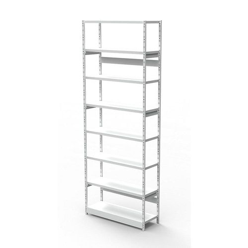 Büro-Steckregal, ohne Rückwand, Regalhöhe 2600 mm, Grundregal, Breite x Tiefe 760 x 300 mm kaiserkraft