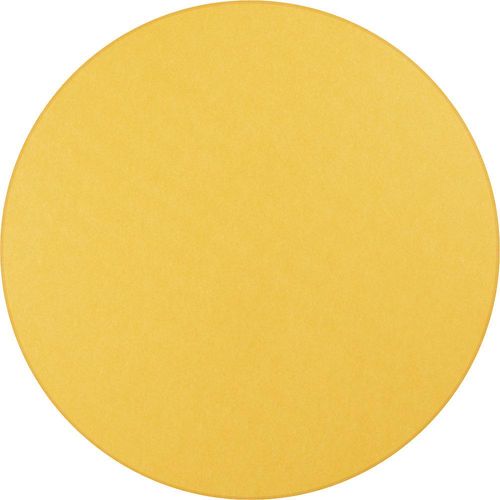 eurokraft basic Akustik-Deckenplatte, PET-Filz, Ø 1200 mm, runde Form, gelb