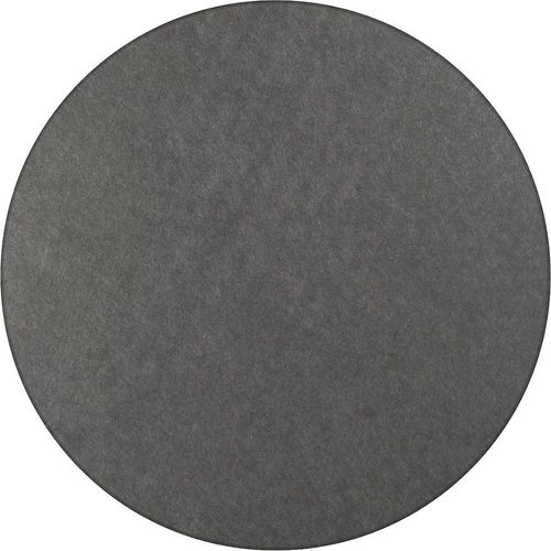 eurokraft basic Akustik-Deckenplatte, PET-Filz, Ø 1200 mm, runde Form, dunkelgrau