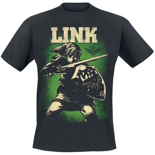 The Legend Of Zelda Link - Hero Of Hyrule T-Shirt schwarz in XXL