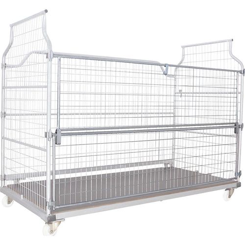 eurokraft pro Vordertür, halb abklappbar, vergittert, verzinkt, Modell 1200 Image