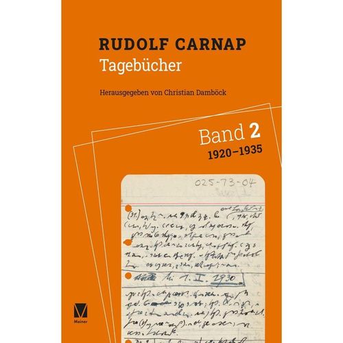 Tagebücher Band 2: 1920-1935 - Rudolf Carnap, Gebunden