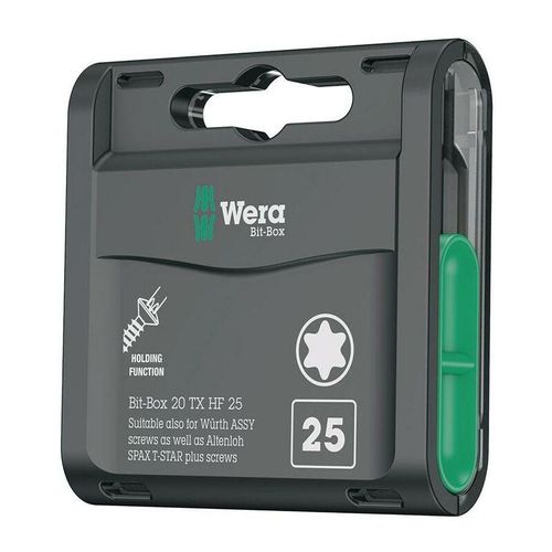 Wera - Bitgroßpackung Bit-Box 20 tx hf t 20 Länge 25 mm