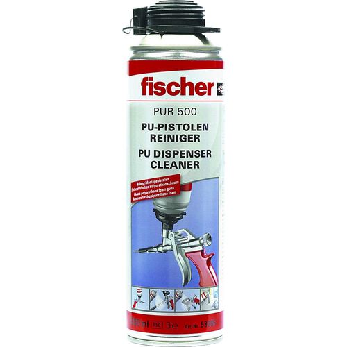 fischer PU- und Pistolenreiniger PUR, Inhalt 500 ml, ab 3 Stk, reinigend