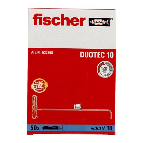fischer Nylon-Kippdübel DUOTEC, VE 50 Stk, Dübellänge 50 mm