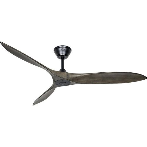 Deckenventilator ECO AIRSCREW, Rotorblatt-Ø 1520 mm, grau / mattschwarz