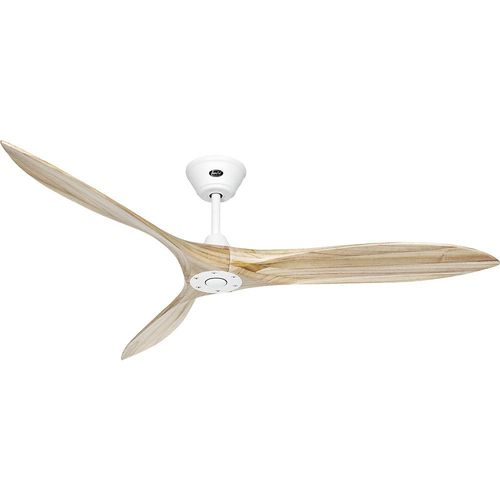 Deckenventilator ECO AIRSCREW, Rotorblatt-Ø 1520 mm, natur / mattweiß