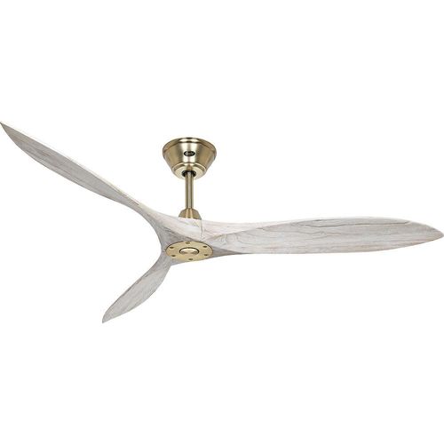 Deckenventilator ECO AIRSCREW, Rotorblatt-Ø 1520 mm, weiß / Messing