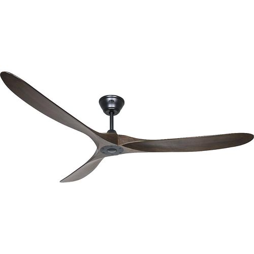 Deckenventilator ECO GENUINO, Rotorblatt-Ø 1800 mm, nuss / mattschwarz