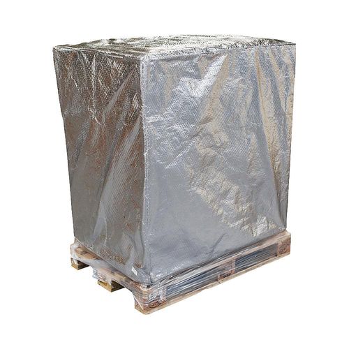 ratioform Thermohaube, aus Luftpolster- und Alufolie, 2-lagig, LxBxH 1250 x 850 x 1100 mm, ab 10 Stk