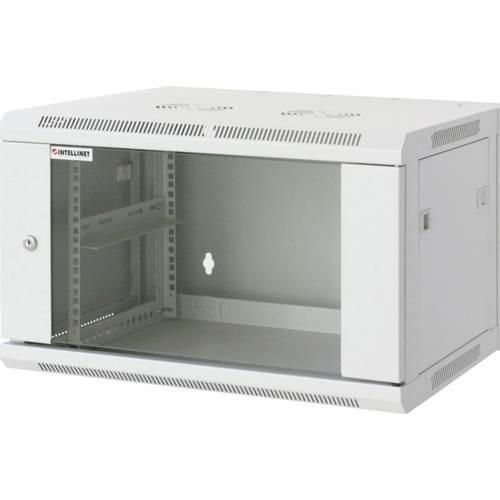 Intellinet 711760 19 Zoll Netzwerkschrank (B x H x T) 600 x 370 x 450 mm 6 HE Lichtgrau (RAL 7035)