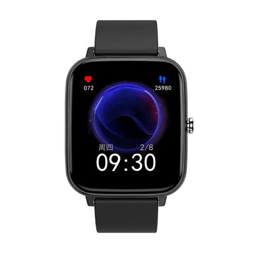 TPFNet Smart Watch / Fitness Tracker IP67 - Silikon Armband - Android & IOS - Grün