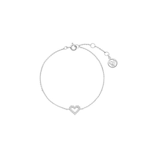 Radiant Heart Bracelet Silver