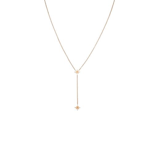 Star Necklace Rose Gold