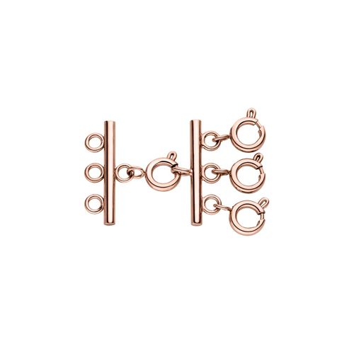 Necklace separator for layering Rose Gold