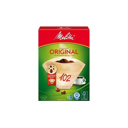 Melitta ORIGINAL 102 Kaffeefilter, 80 St.