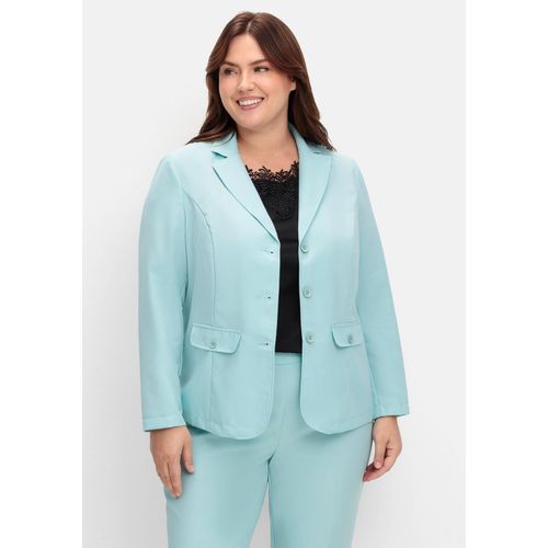 Blazer in klassischer Form, mint, Gr.56