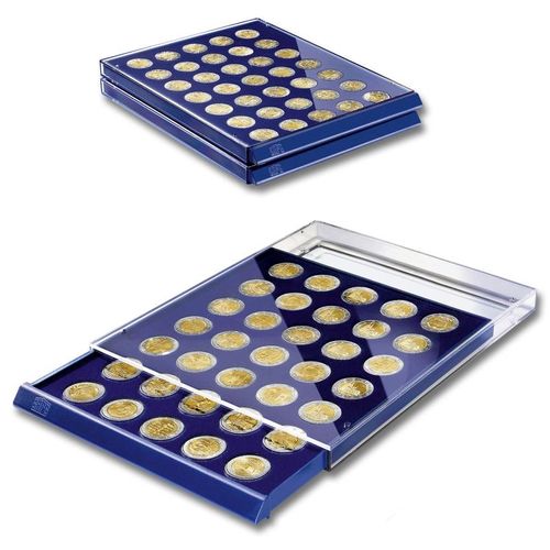 Münz-Stapelbox für "2€"-Münzen