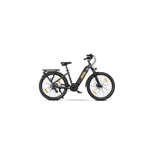 E-Bike JEEP E-BIKES "ULM 7000" E-Bikes Gr. 40 cm, 27,5 Zoll (69,85 cm), schwarz E-Bikes