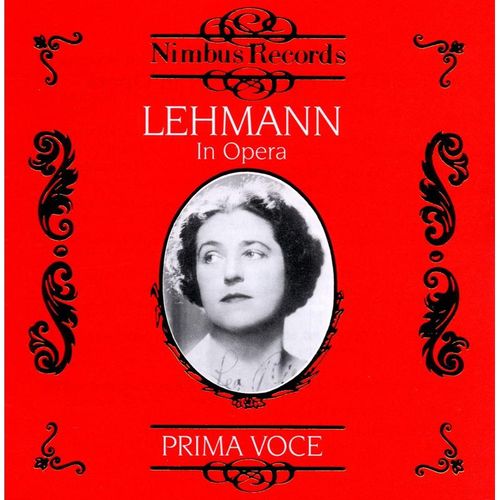 Lehmann In Opera Vol.1 - Lotte Lehmann. (CD)