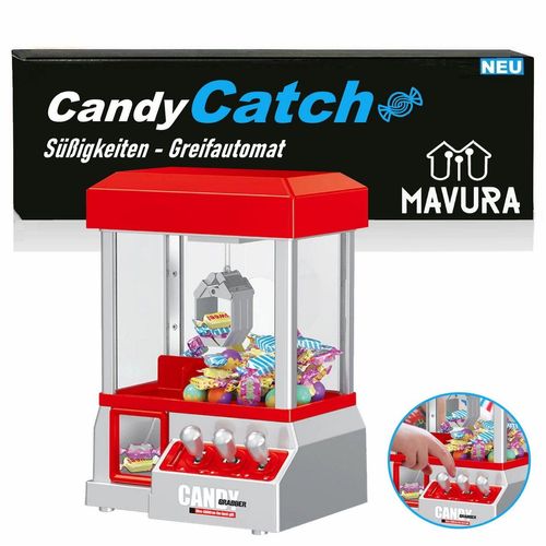 MAVURA Spiel, CandyCatch Süßigkeiten Greifautomat Candy Grabber Mini