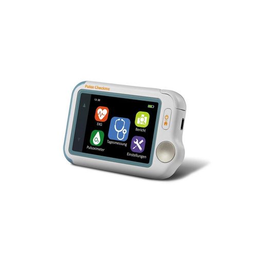 pulox EKG-Gerät Checkme Lite Tragbarer Vitalcheck Monitor mit Pulsoximeter