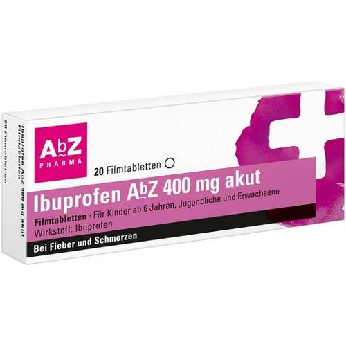 IBUPROFEN AbZ 400 mg akut Filmtabletten 20 St