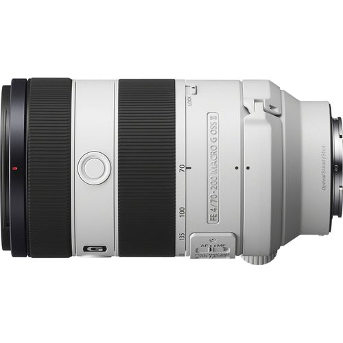 SONY Objektiv "FE 70–200 mm F4 Makro G OSS Ⅱ" Objektive schwarz (schwarz, weiß)