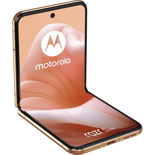 MOTOROLA Smartphone "Motorola razr40 ultra" Mobiltelefone orange (peach fuzz) Smartphone Android