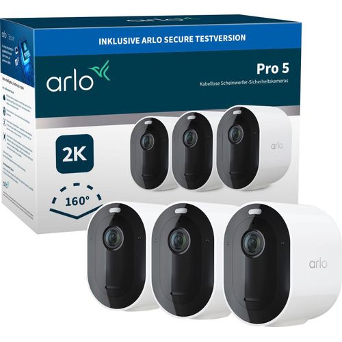 ARLO Überwachungskamera "Pro 5 Spotlight 3er Set" Überwachungskameras weiß Überwachungskameras